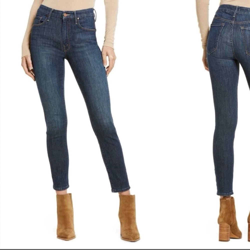 MOTHER The Looker Crop in One Fell Sweep Size 27